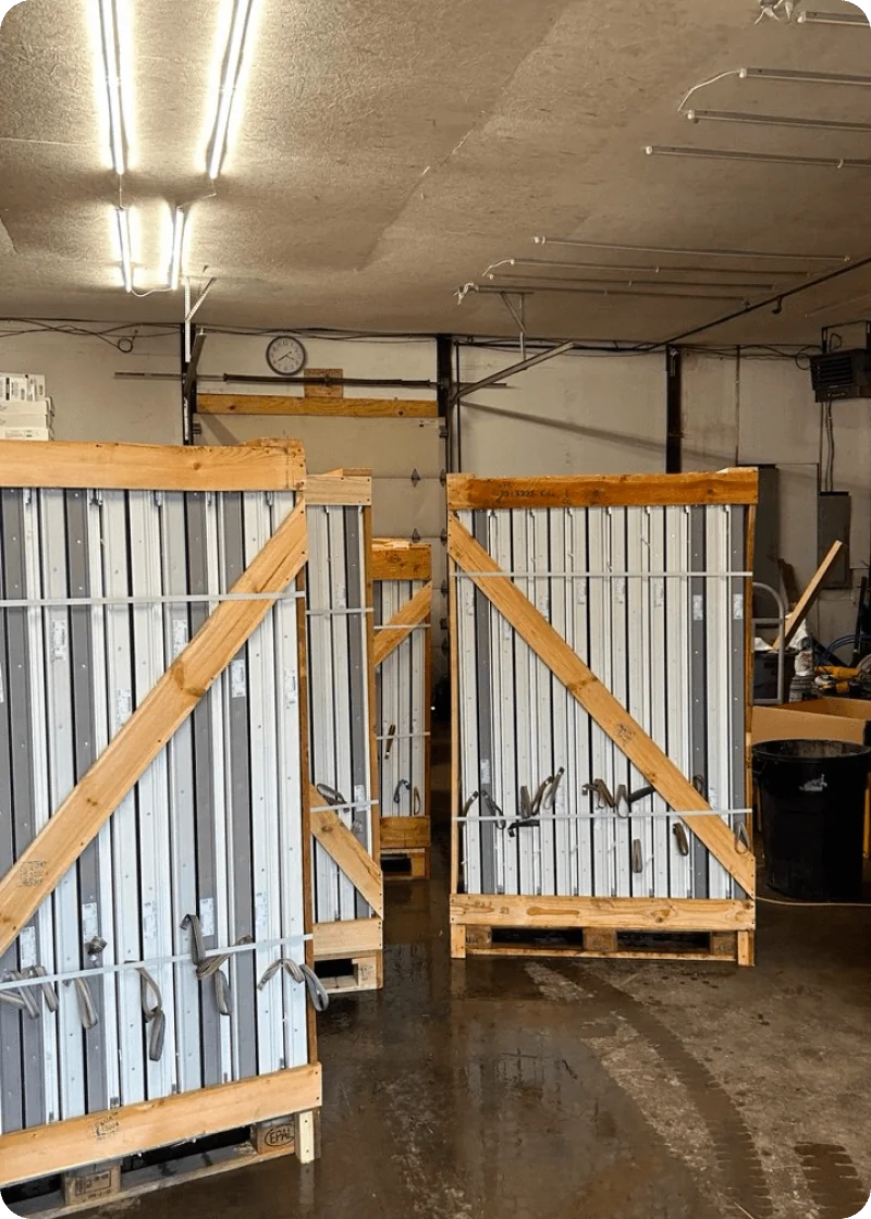 BWDS warehouse — stocked units