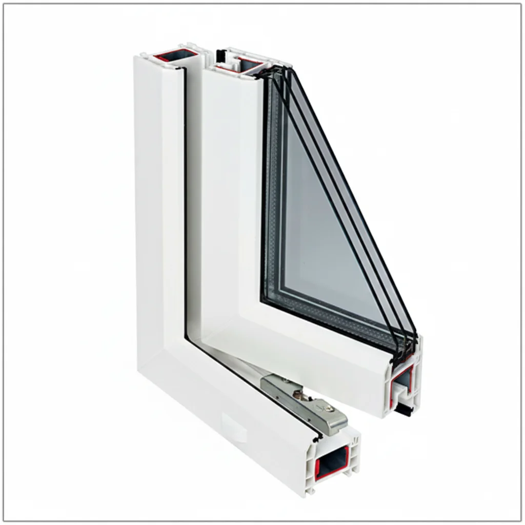 BWDS tilt-turn window cross-section